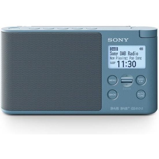 Sony XDRS41D Radio Portable Digitale DAB DAB+ FM RDS Bleu