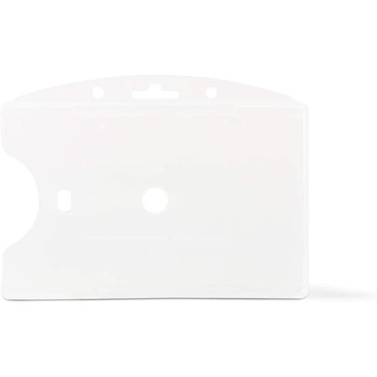 AZWOOD Lot De 6 Porte-Badges Imperméables A6 - Grand Format 11x16cm Avec Lanière Pour Événements & Bureau