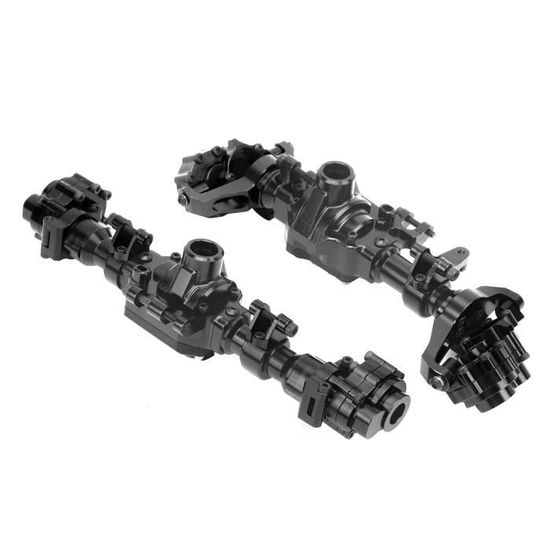 Ensemble D'essieu De Portail Arrière En Métal Pour Voiture RC Accessoires Robustes Pour Chenilles 1 10 Scx10 Iii Rc Noir 95049655