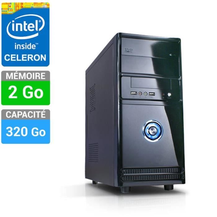 Desktop Informatique PC DUST Desktop Vision C32 320Go SATA - Cdiscount Informatique