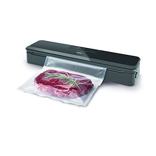 AEG VS4-1-4AG Machine à emballer sous vide avec 10 sachets de 30 cm de long, sans BPA, gris VS4-1-4AG