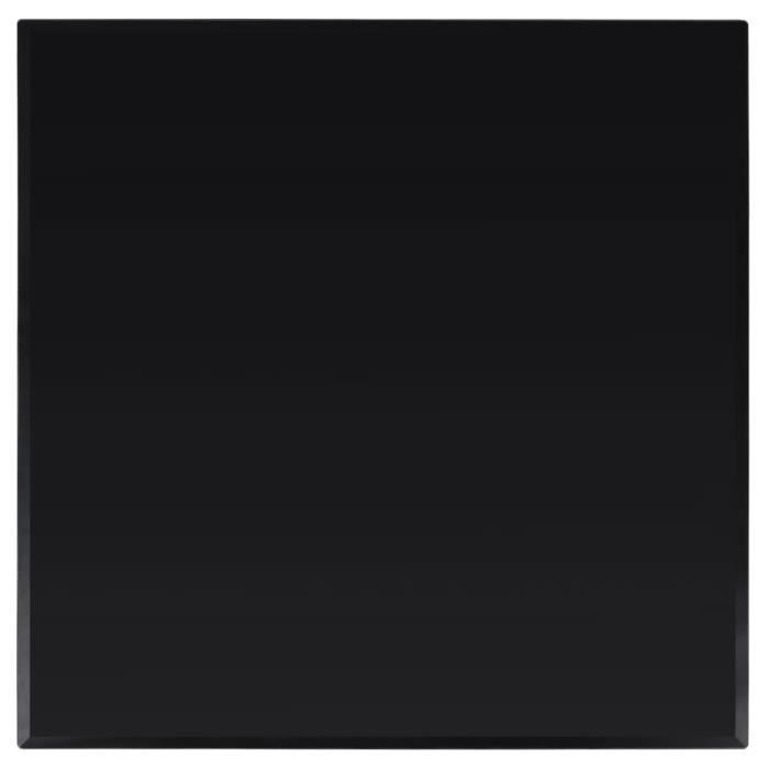 Dessus de table carré Verre trempé 700 x 700 mm -PAI