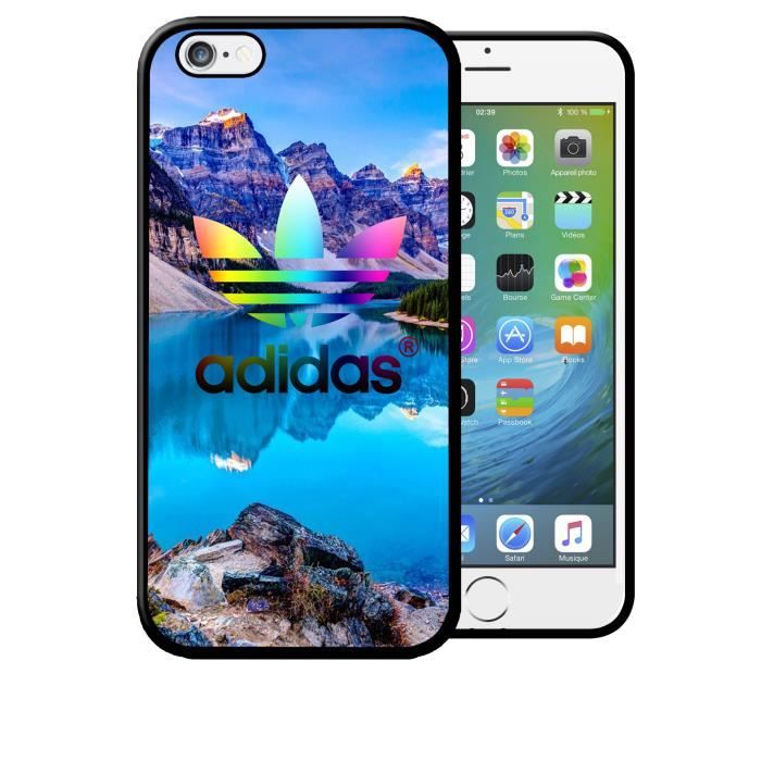 Coque iPhone 5 5s Adidas Paysage de Vacances Rêves de Soleil Mer été Logo Swag Neuf sous Blister