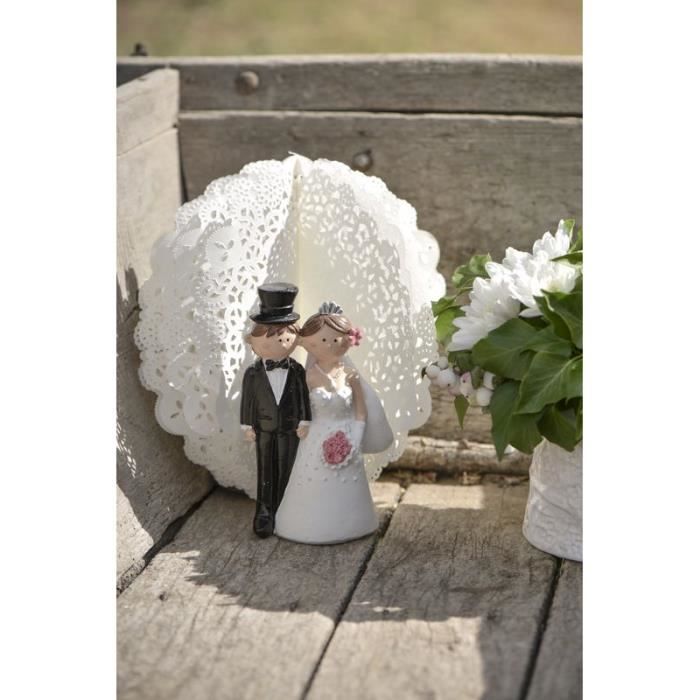 Grande figurine mariés - Mr amp Mrs