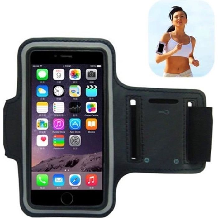 Brassard Armband Titulaire Pouch pour Apple iPhone 6 4.7 - -pour le Jogging / Gym / Vélo / Extérieur Sport endroit etc. Noir