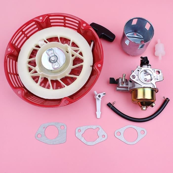 ACAMPTAR 590399 Carburateur Carb pour 796077 Moteur de Tondeuse /à Gazon avec Joint de Soupape de Filtre de Conduite de Carburant