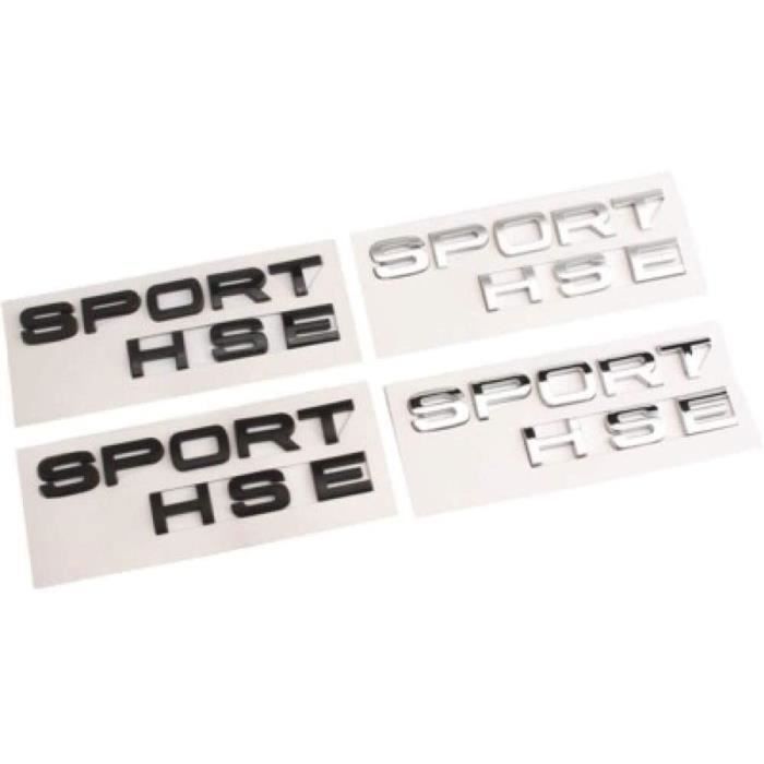1pcs Chrome Sport HSE Grande Lettre d'insigne d'emblème de Voiture Styling Coffre arrière Autocollant de Logo pour Land Rover R 135