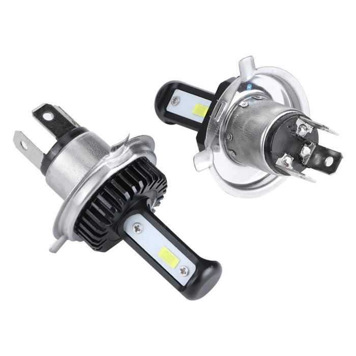 Qiilu LED Phare , 100% Brand New LED Phare H4 120W LED Phare Étanche Phare IP68 LED Phare De Voiture Avant Lumière