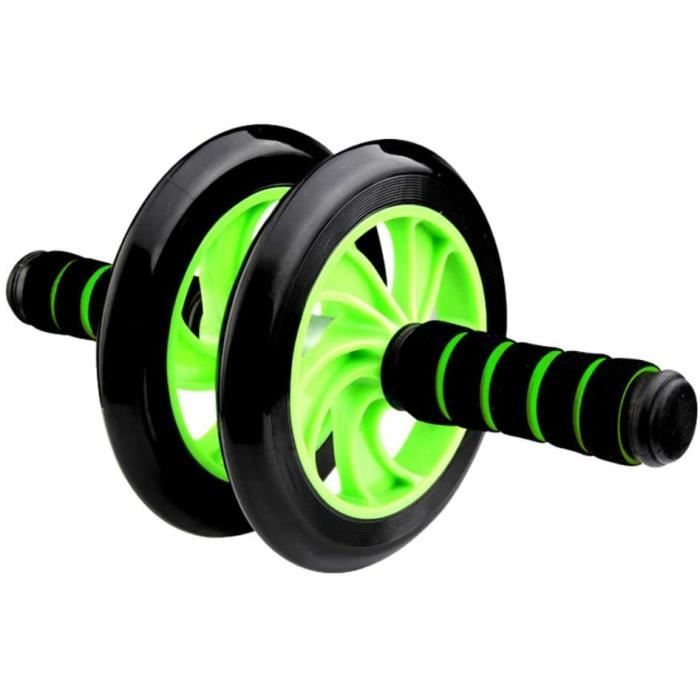 {Yokata} roue abdominale AB Roller, roue fitness, roue AB avec tapis pour les genoux, pour le fitness et l'entraînement des muscles