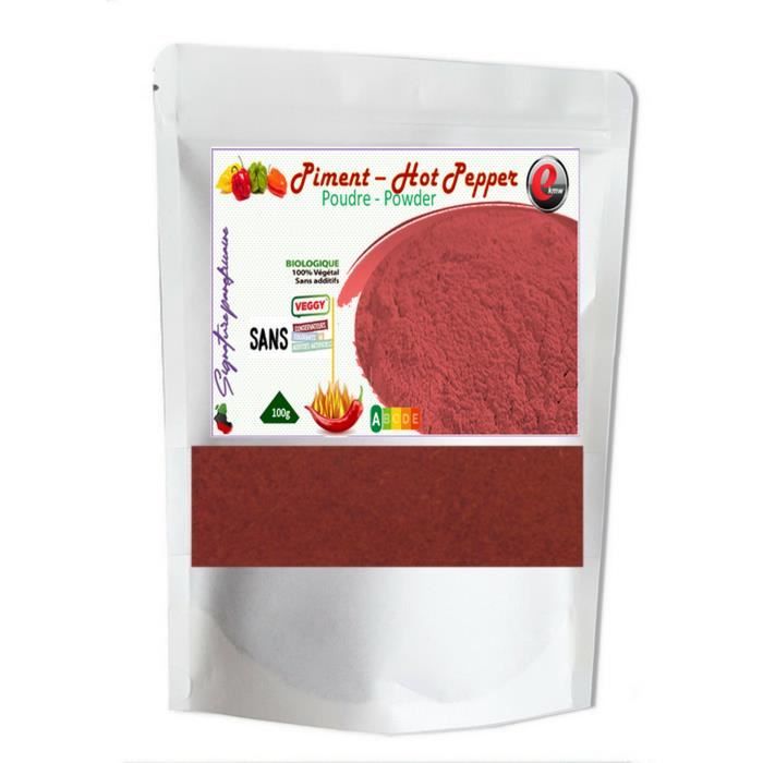 Piment en poudre fort- Qualité supérieure - 100g