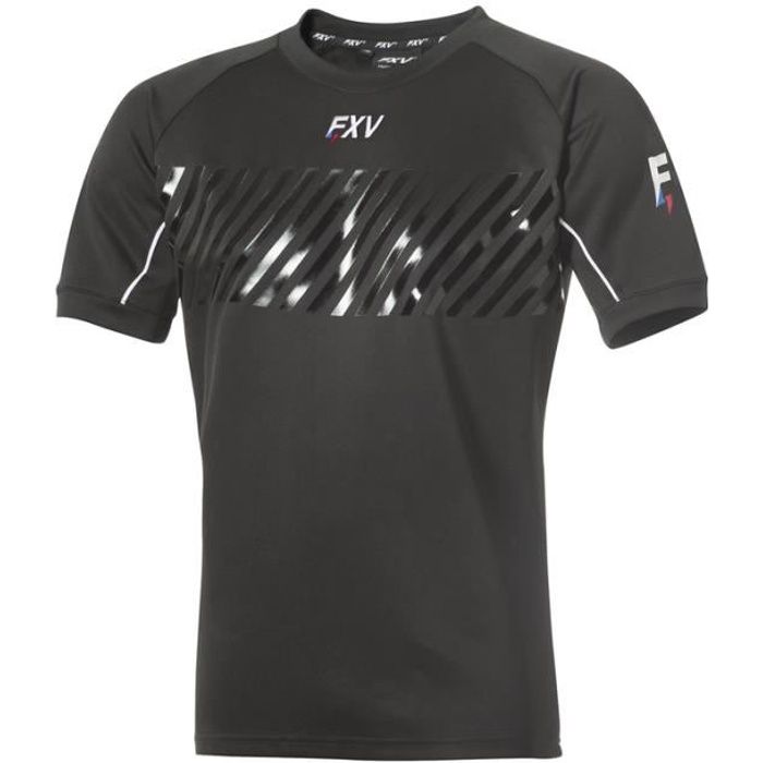 FXV MAILLOT DE RUGBY ENTRAINEMENT ACTION NOIR