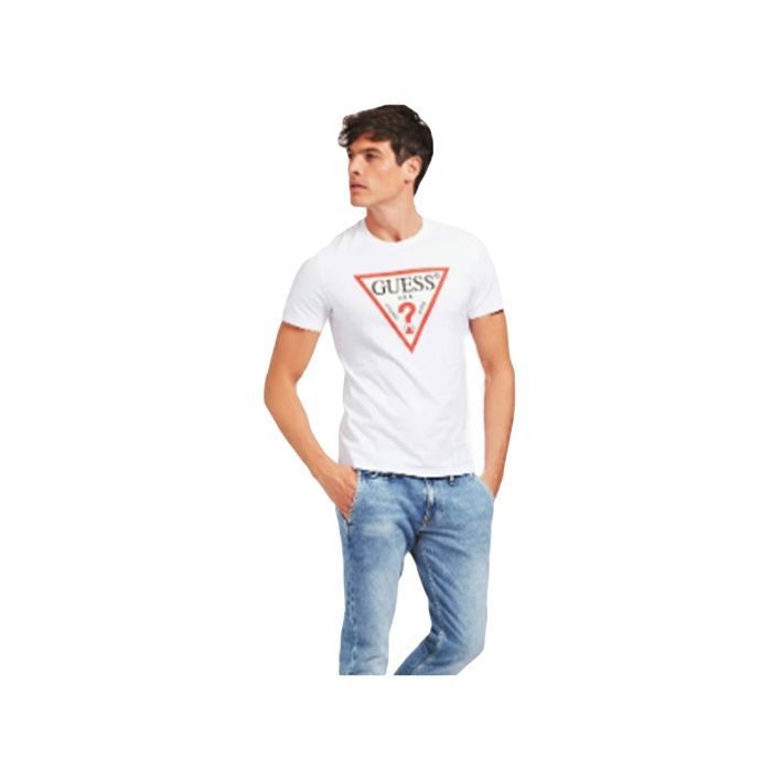 Tee shirt slim stretch iconique - Guess jeans - Homme