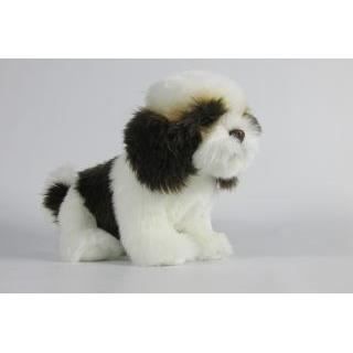 NICOTOY Peluche Shihtzu Floppy avec billes - 26 cm