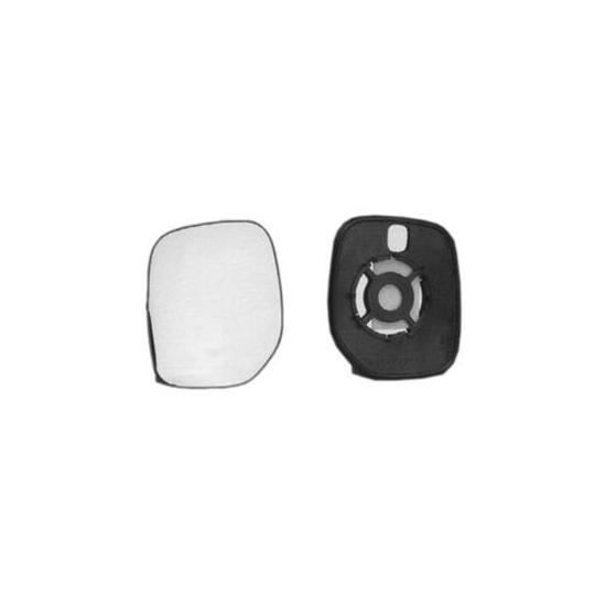 Miroir Glace rétroviseur extérieur gauche PEUGEOT PARTNER I phase 2, 2002-2008, dégivrant, à clipser.