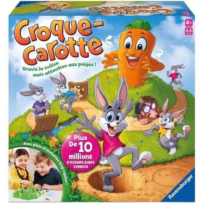 Croque Carotte - Ravensburger - Jeu de parcours enfant - 2 à 4 joueurs - Dès 4 ans