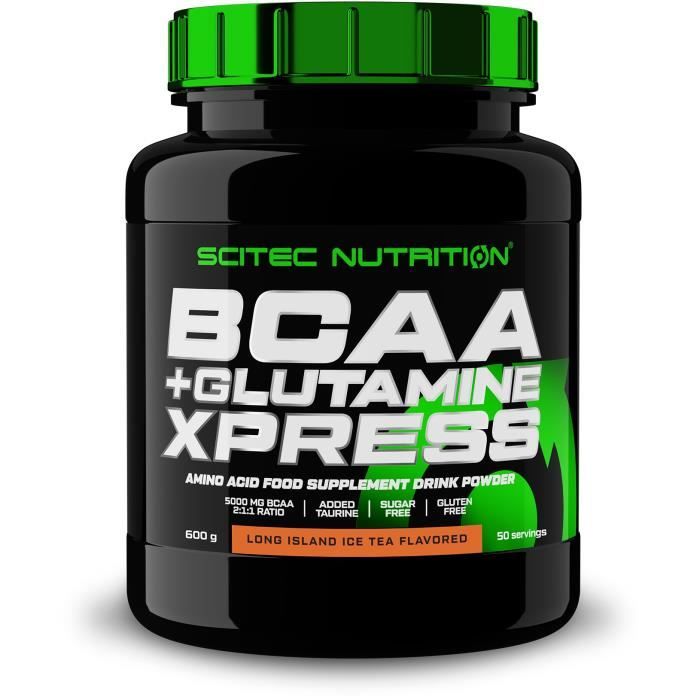 BCAA + Glutamine Xpress 600 g LONG ISLAND ICE TEA - Acides Aminés - Scitec