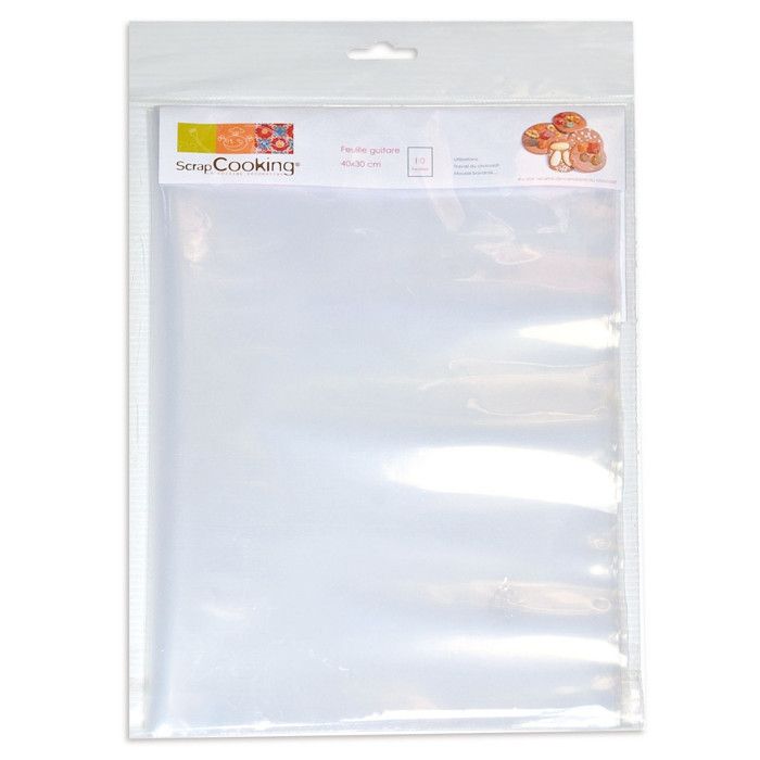 10 feuilles guitare - Scrapcooking