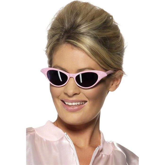 Lunettes rock star roses adulte années 50