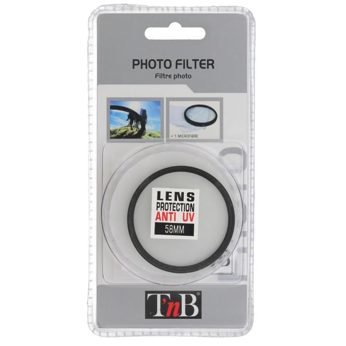 T'nB Filtre UV 58mm DCFUV58 - Pour appareil photo numérique Reflex