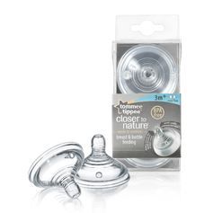 Lot de 2 Tétine débit moyen 3M+