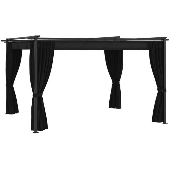 vidaXL Belvédère 4x3 m Anthracite