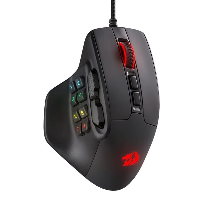gamer Redragon M811 15 boutons RGB ergonomique DPI 500–12400 modèle 682983705 - vue 2