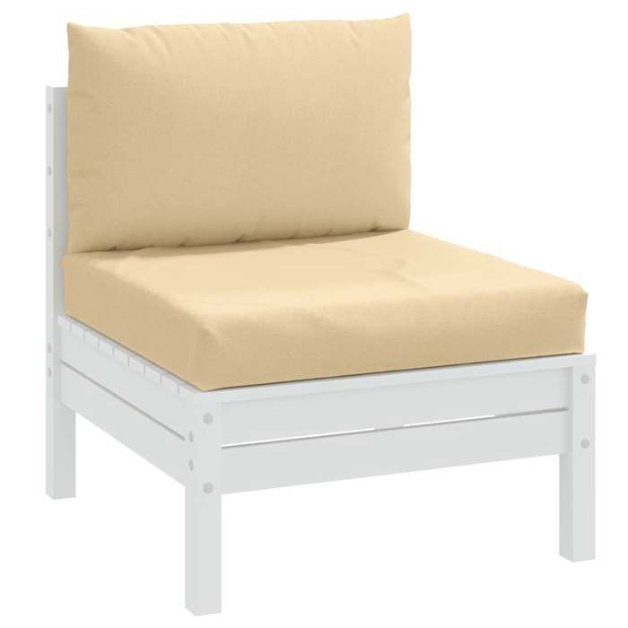 vidaXL Lot de 3 Coussins de Palette Oreillers de Balcon Coussins de Sièges Patio Jardinage Terrasse Extérieur 4002655 - vue 2