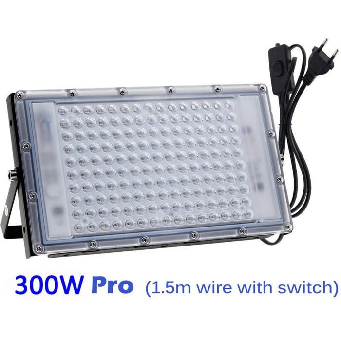 Comparer les prix de Projecteur UV LED 300W IP65 lumire noire pour aquarium soire peinture fluo non bar fte Label