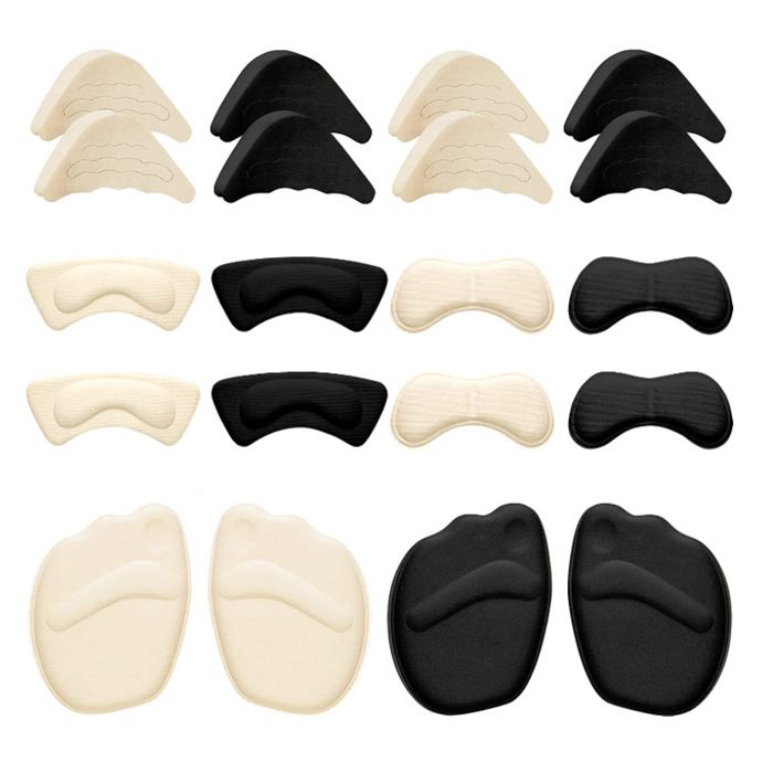 Lot De 4 Paires De Coussinets De Chaussures Réglables Et Réutilisables