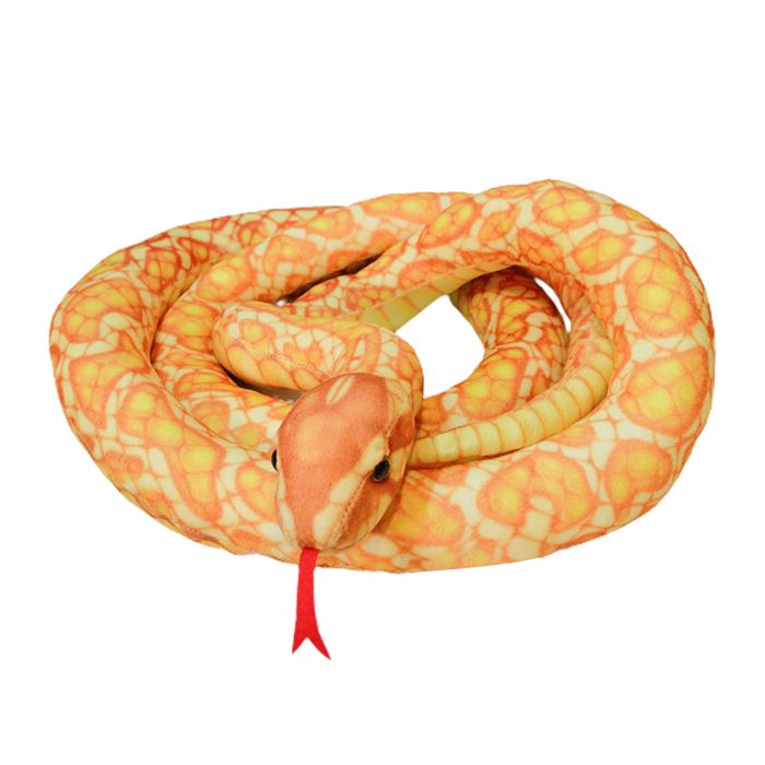 Peluche python 200 cm pour enfants, jouet en peluche, animal serpent ...