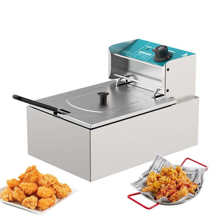 Friteuse électrique Pro 2x10L Inox Pour Frites Et Snacks