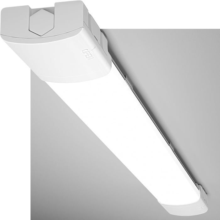 ANTENLICHT Néon LED 60CM Réglette LED 18W 1980Lumen Blanc Froid 5000K Tube Imperméable Luminaire Plafonnier pour Atelier