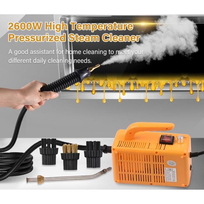 Nettoyeur Vapeur Haute Température 3000W - 3-5 Bars Pour Voiture Et Maison