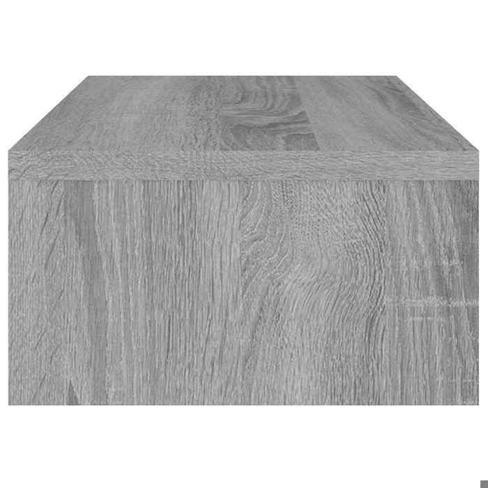 NEUF Armoire TV - Gris Support de moniteur/TV - Sonoma gris 42x24x13 cm Bois dingénierie TT2107