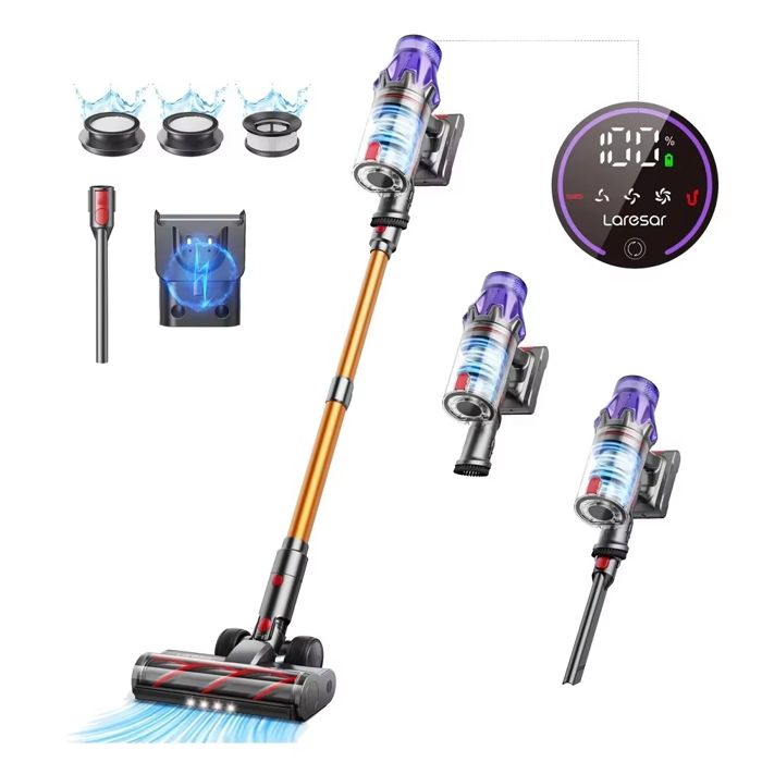 V7 500W 50000Pa batterie de décharge aspirateur appareil ménager intelligent portable batterie amovible tasse à poussière