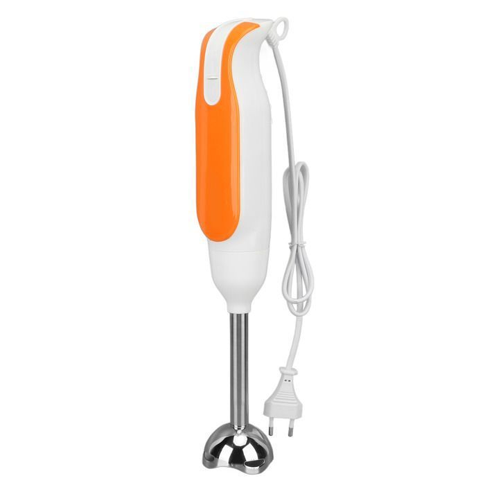 Mixeur à main Mixeur électrique à immersion Lames en acier inoxydable 304 pour soupes aliments pour bébés 200 W Prise UE 220 Femeo