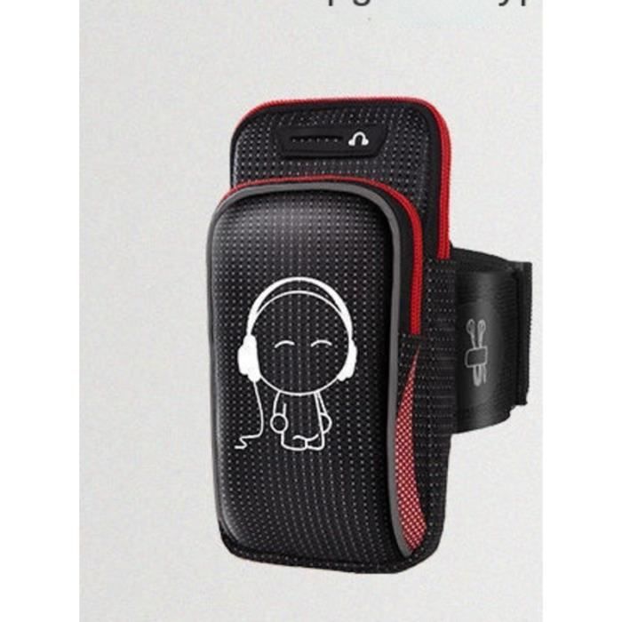 Brassard Téléphone Universel Rotatif 360° - Pour Smartphones 4 à 6,7 Pouces, Idéal Running, Vélo, Randonnée