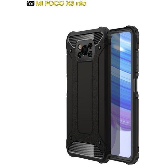 Protection Décran en Intégré Téléphone Housse Etui de Transparent Silicone Antichoc avec Lanière pour 6,67 Vauki 360 Degré Coque pour Xiaomi Poco X3//X3 NFC//X3 Pro 4G avec Cordon de Collier Or Rose