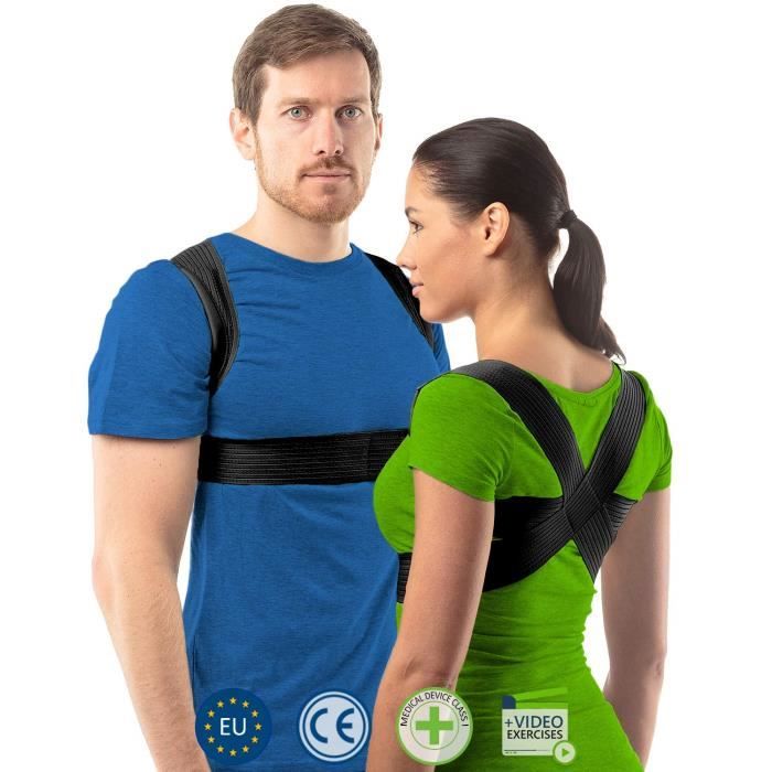 Correcteur de posture Redresseur de dos Ceinture dorsale