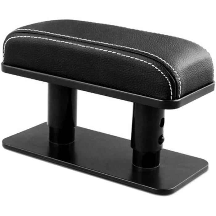 2 Accoudoirs Portière Voiture En PU - Coussin Genou Console - Confort De Conduite