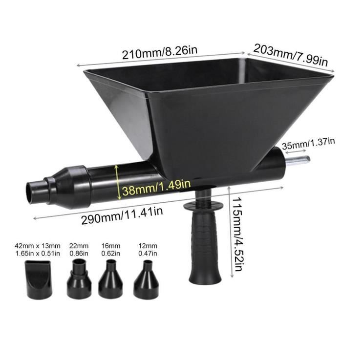 Pistolet à Carburant En Aluminium - Buse De Distribution Automatique 45L/min - Outil Professionnel