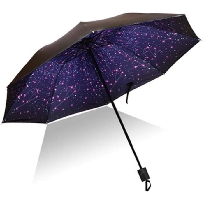 Parapluie pliant à gradient de protection UV avec sensation de Parapluie pliant à gradient de protection UV avec sensation de