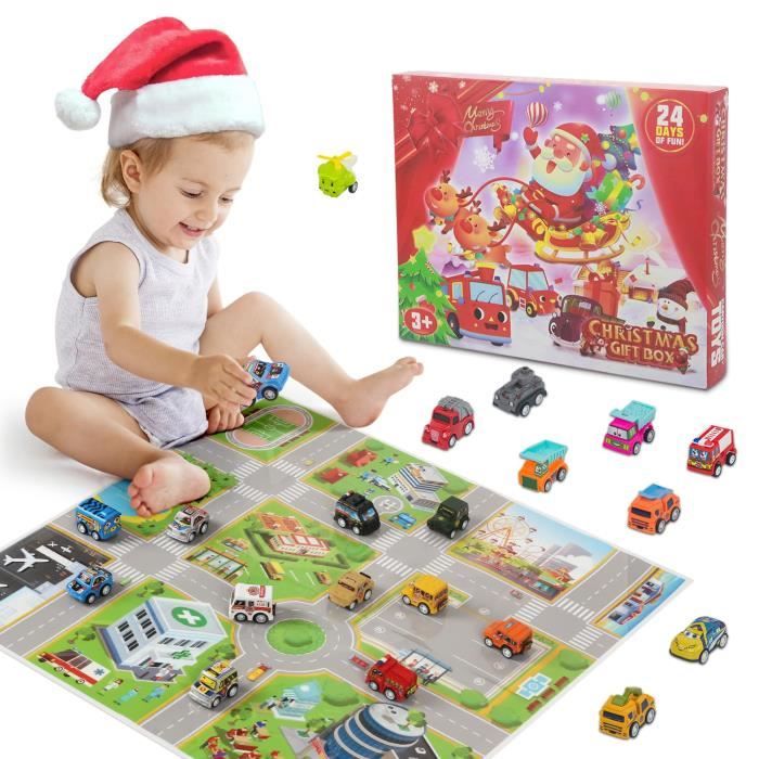 Calendrier De L avent 2023 Voiture Jouet Enfant 2 6 Ans Gar on