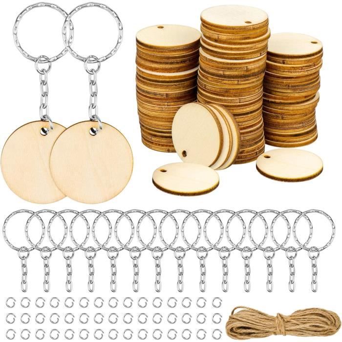 Ornements De Noël Bricolage Tranches De Bois, Cercles De Bois De Pin Rond Inachevés Avec Duz De Jute Pour Lartisanat, Les Décorations De Vacances, La Peinture Et Les Projets De Bricolage Du