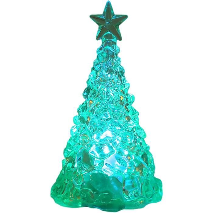 Décoration De Sapin De Noël En Cristal Lumineux Led Électronique Pour