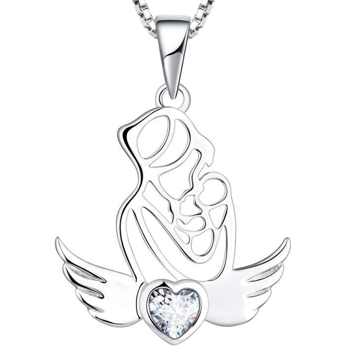 Collier Ras Du Cou Ailes D'ange - Zirconium (CZ) Et Argent 925/1000, Référence CO21 - Neuf Avec étiquettes