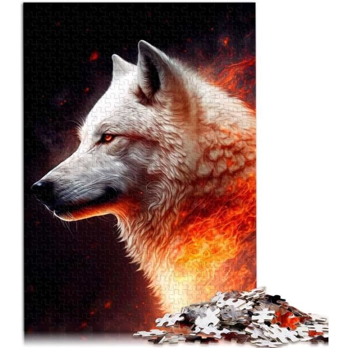 Puzzle Eurographics 1000 Pièces - Loup Gris (Gray Wolf) - 68x48 Cm - Réf. 6000-1244 - Neuf