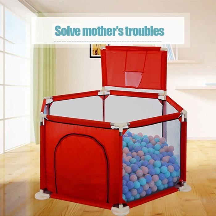 Langyi Parc A Balles Pour Enfants Parc A Balles Pour Bebes Tente Pour Piscine Tente Pour Bebes Lit Bebe Tour De Lit Bebe Rouge Cdiscount Pret A Porter