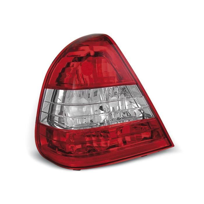 Shop Import Paire de Feux Arriere Classe C W203 berline 00-04 Rouge Fume LED