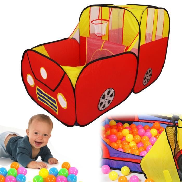 Grande Maison Voiture Tente Piscine A Balles Pour Interieur Et Exterieur Bebe Jouer Achat Vente Piscine A Balles Cdiscount